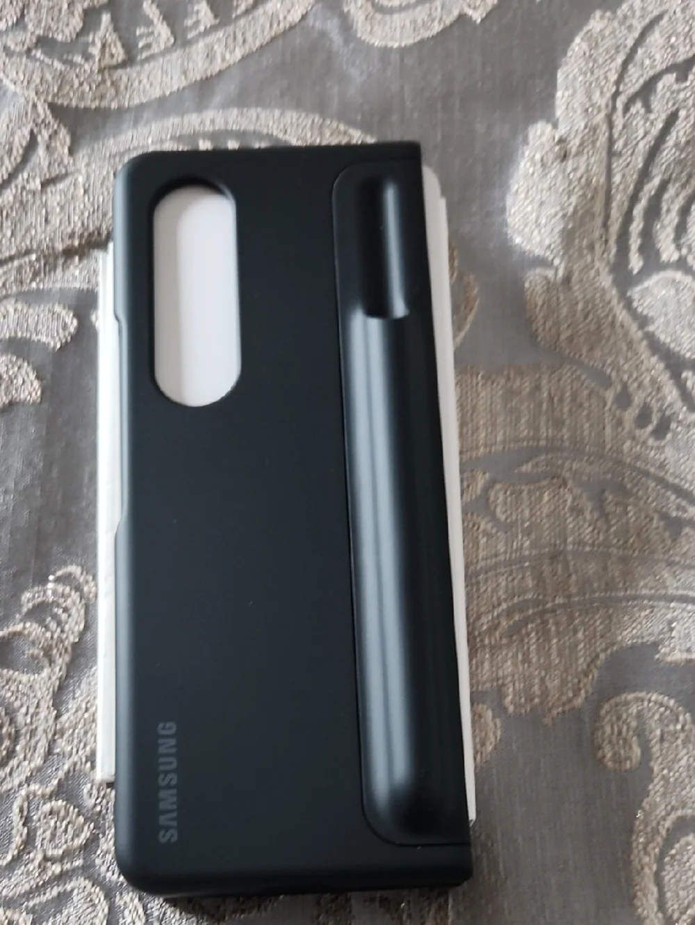 Samsung Standing Cover with Pen for Galaxy Z Fold4 - Black